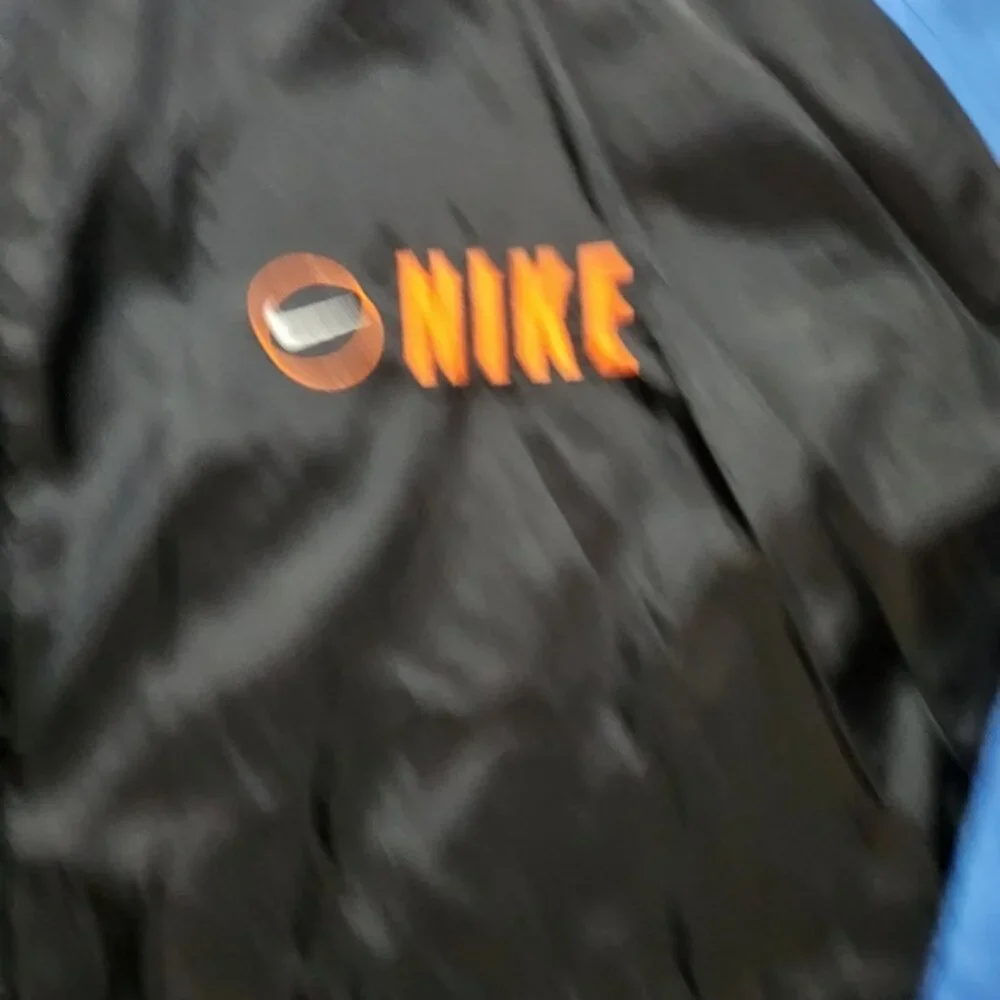 Vintage XL 18-20‎ youth Nike Blue and Black Windbreaker Jacket
